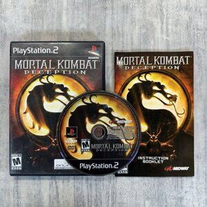 Mortal Kombat Deception (Sony PlayStation 2 PS2, 2004) CIB TESTED